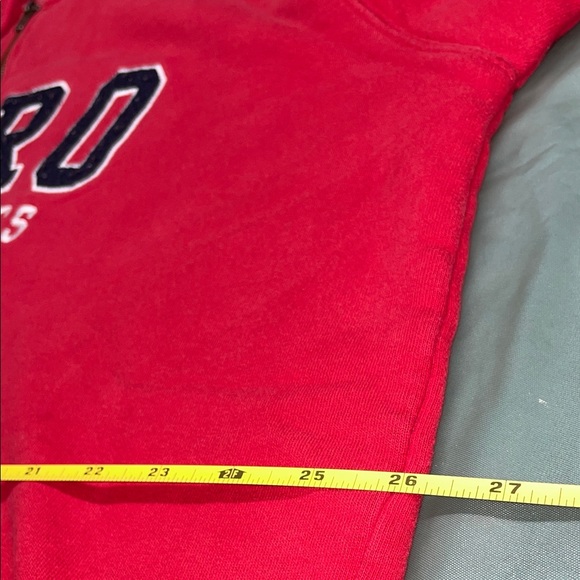 Aero Athletics Red Hoodie w/Bag - Picture 5 of 6